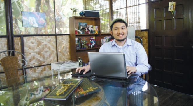 INSPIRATION. Lawrence Panganiban found his calling in the vibrant world of letters and graphics, and as he hones his craft further, he seeks to inspire others through his work, the way comic books, video games and anime shows inspired him early on.