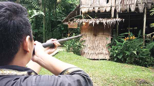 Blow dart from the Murut tribe
