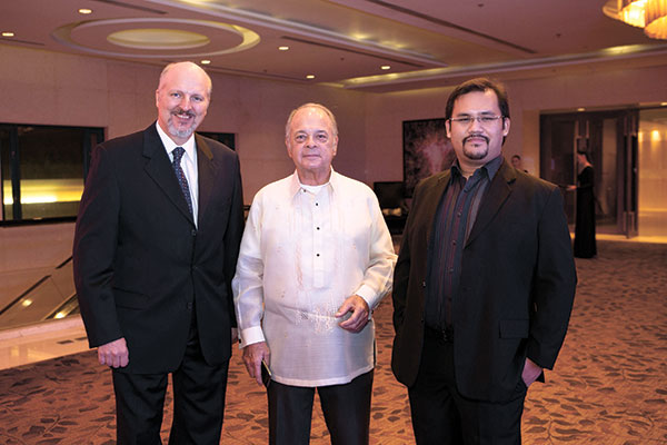 Jurgen Pesch, Ed Gonzalez, and Miguel Osmeña