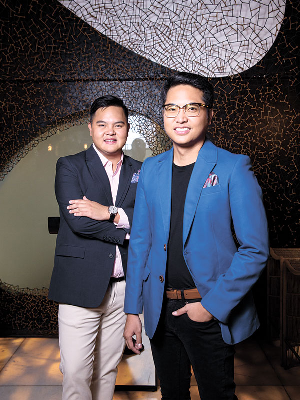 KEY ROLES. Meet Paco Rodriguez and Joseph Michael Yu, two young entrepreneurs who play key roles in Cebu’s newest watering hole that’s considered a haven for both bar aficionados and coffee lovers. 