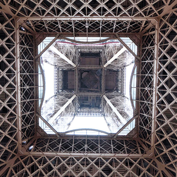 The Eiffel from underneath